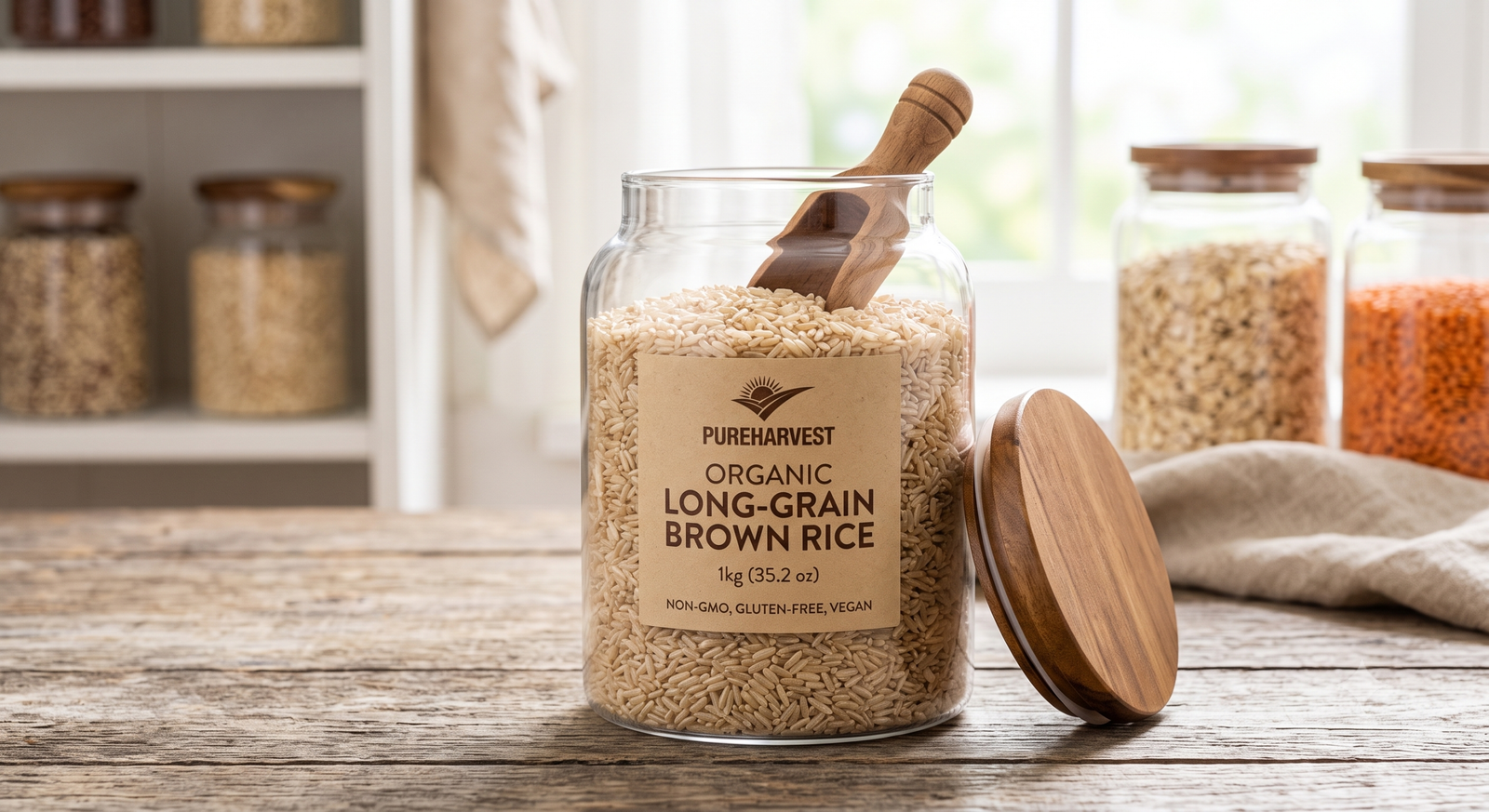 PureHarvest Organic Long-Grain Brown Rice