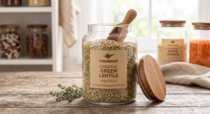 PureHarvest Organic Green Lentils