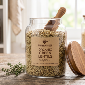 PureHarvest Organic Green Lentils