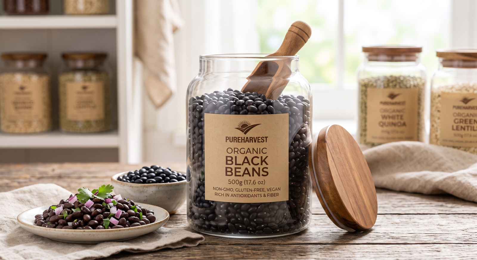 PureHarvest Organic Black Beans