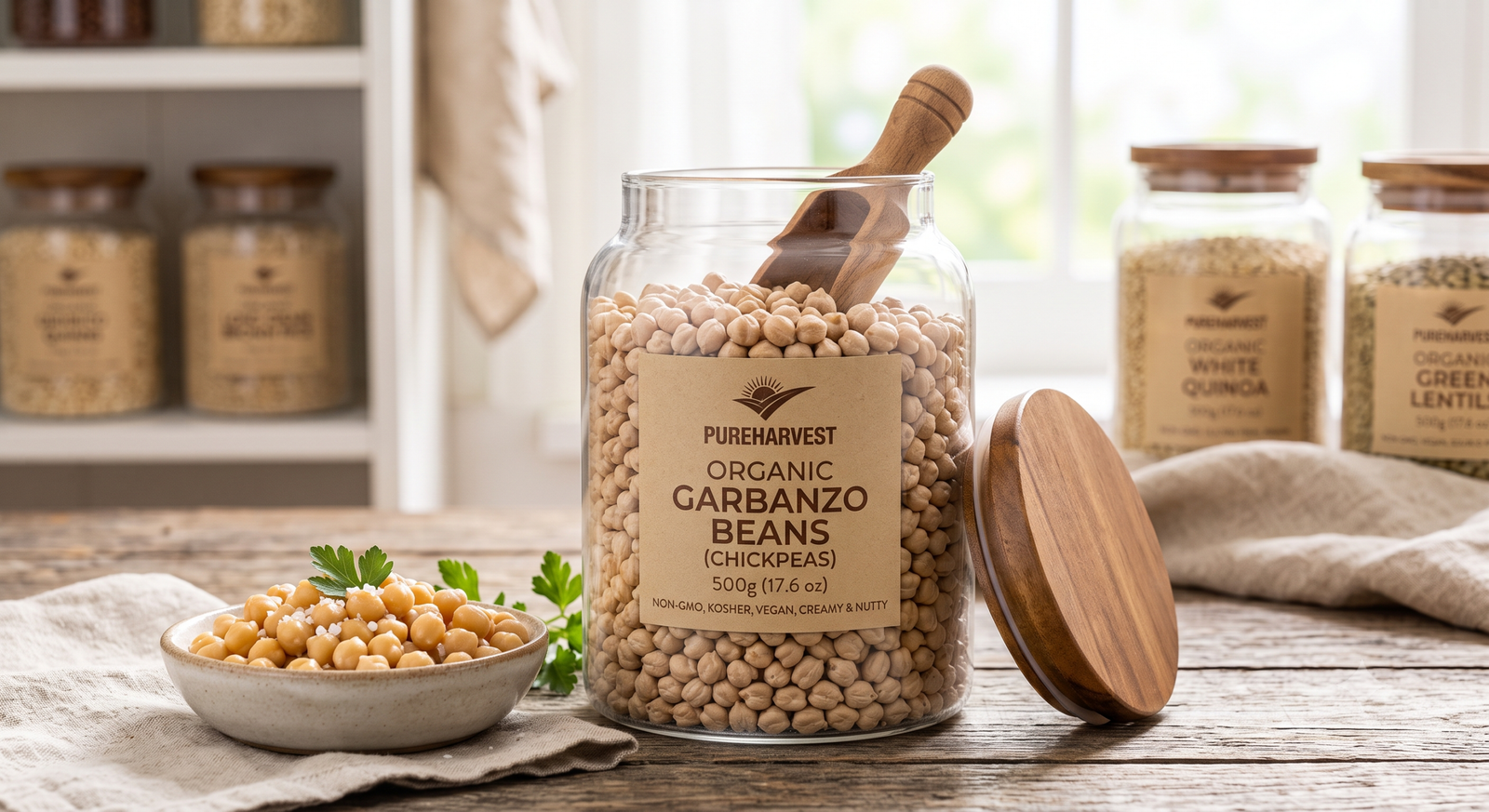PureHarvest Organic Garbanzo Beans (Chickpeas)